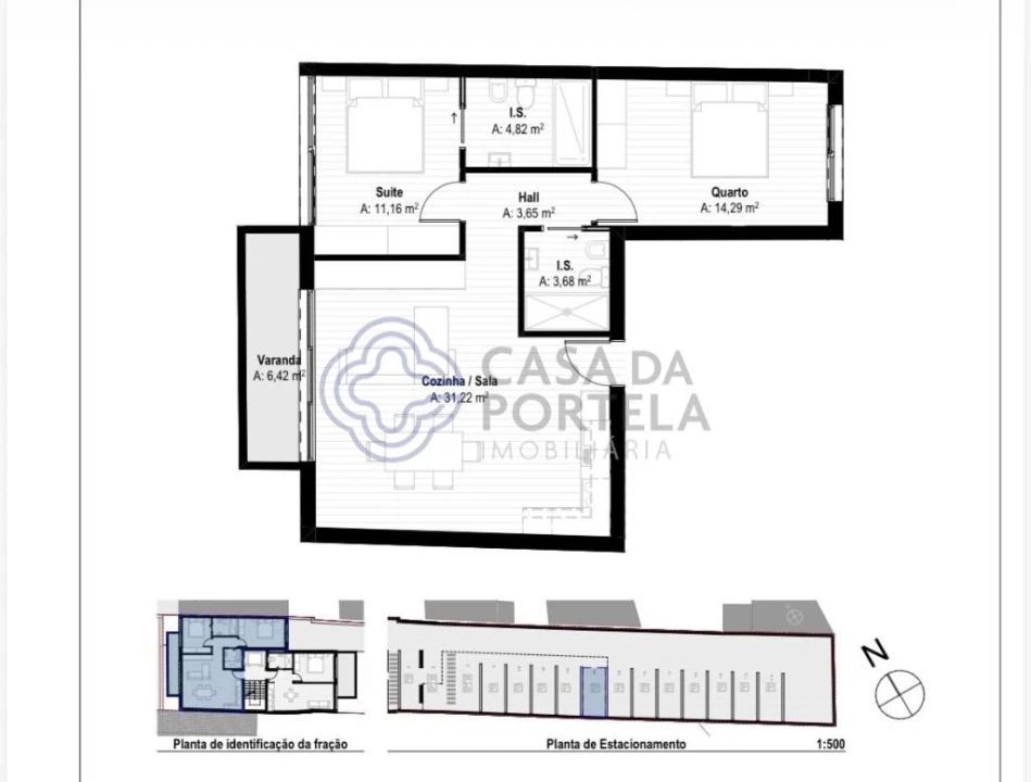 Apartamento T2 para Venda em Mafamude e Vilar do Paraíso Foto 1