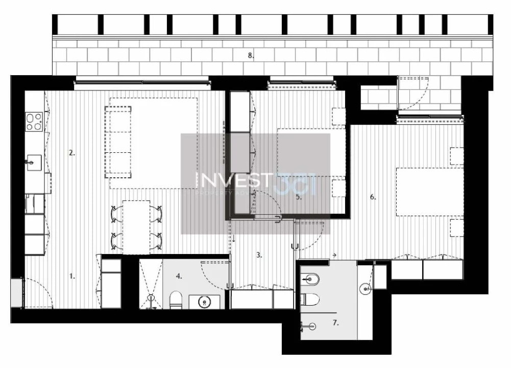 Apartamento T2 para Venda em Arcozelo Foto 9
