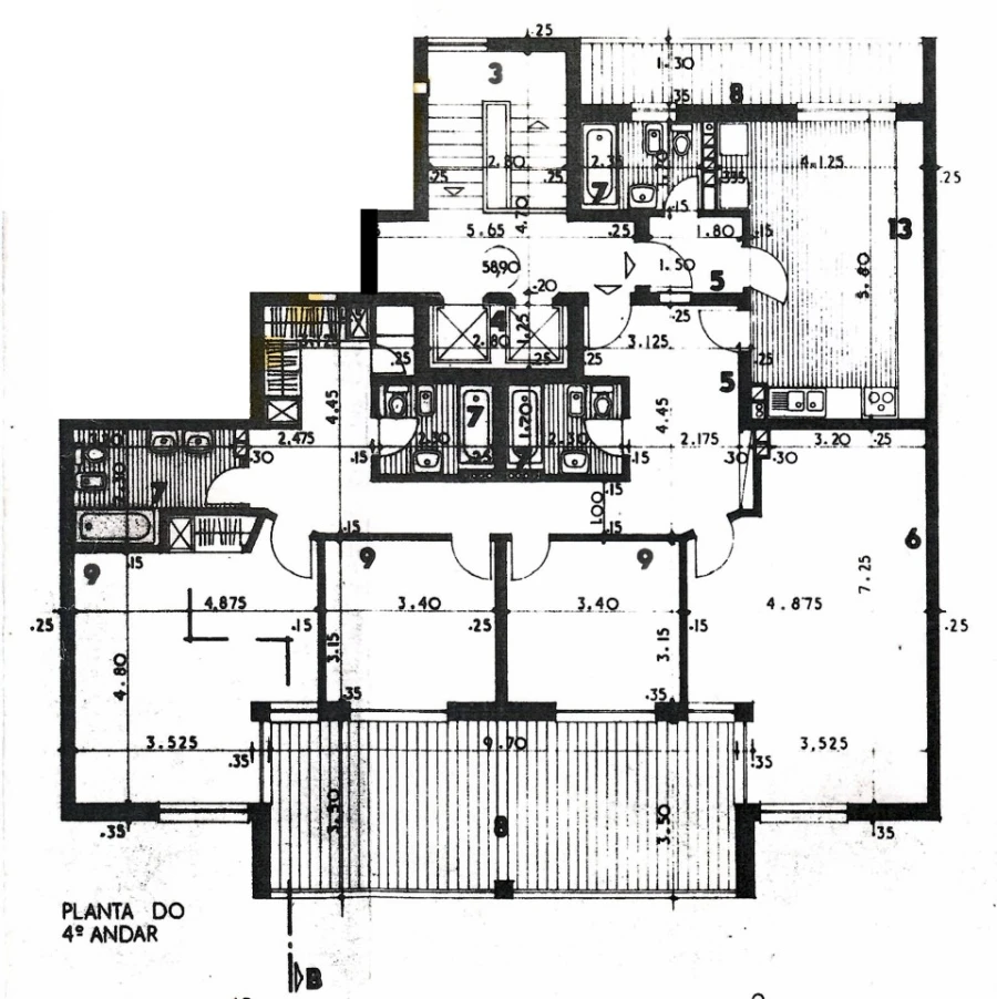 Apartamento T3 para Arrendamento em Cascais e Estoril Planta 1