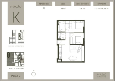 Apartamento T2 para Venda em Matosinhos e Leça da Palmeira
