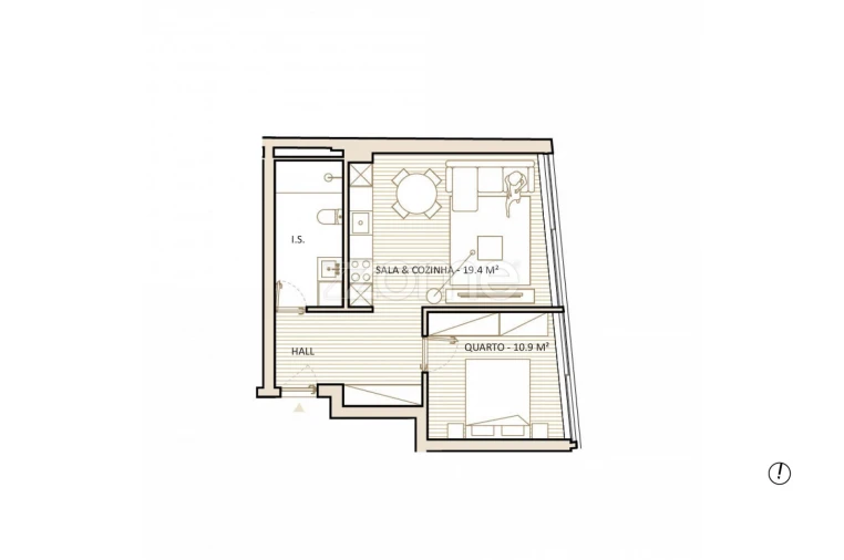 Apartamento T1 para Venda em Lordelo do Ouro e Massarelos Foto 8