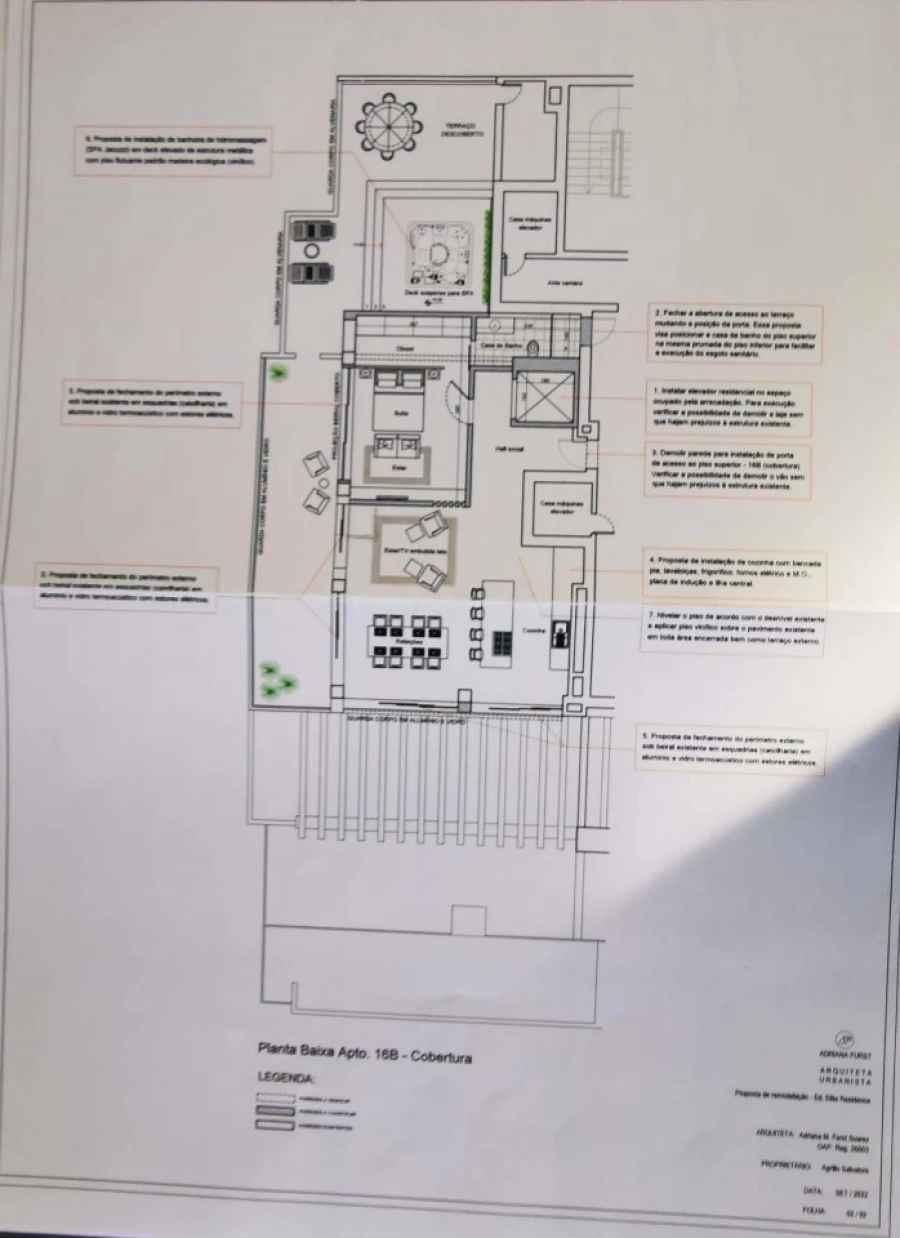 Apartamento T3 para Venda em Portimão Planta 1
