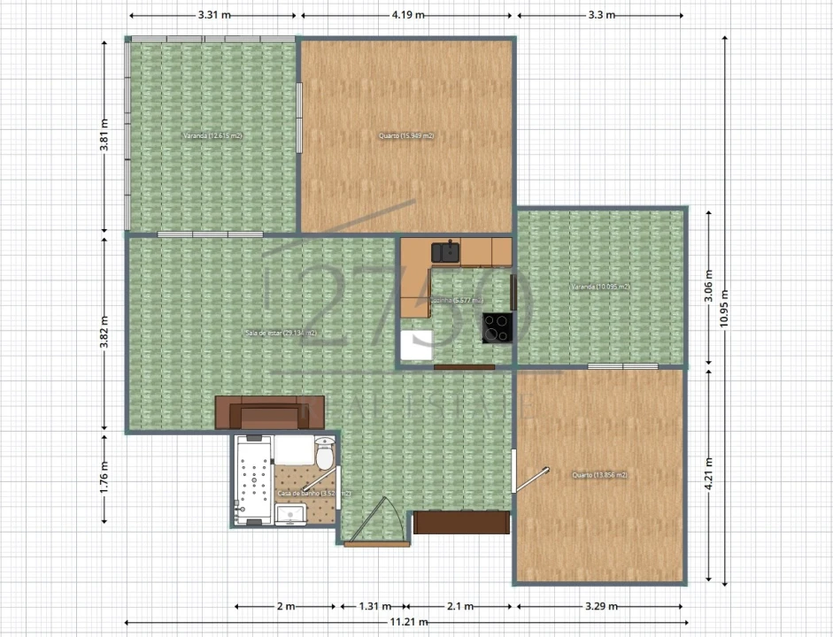 Apartamento T2 para Arrendamento em Cascais e Estoril Foto 35