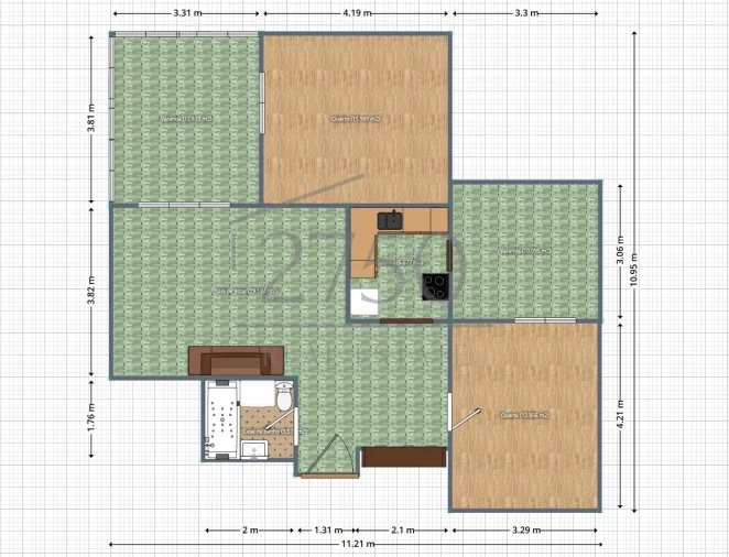 Apartamento T2 para Arrendamento em Cascais e Estoril Foto 35