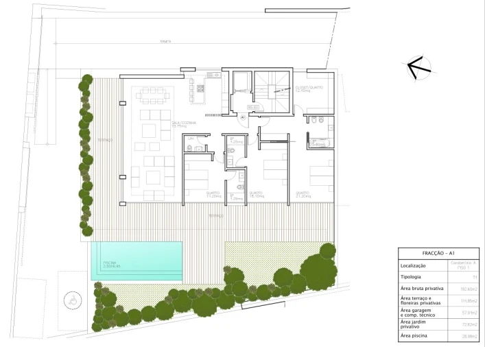 Apartamento T4 para Venda em Cascais e Estoril Planta 2