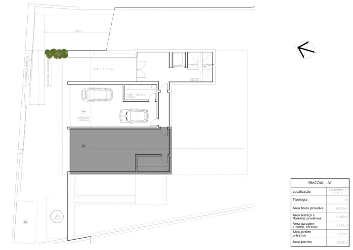 Apartamento T4 para Venda em Cascais e Estoril Planta 1