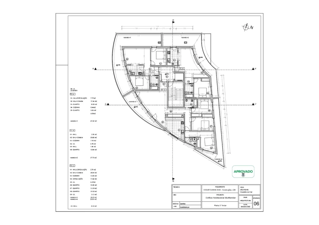 Apartamento T3 para Venda em São Pedro Planta 5