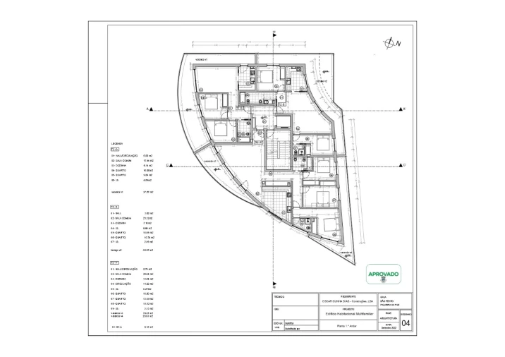 Apartamento T3 para Venda em São Pedro Planta 2