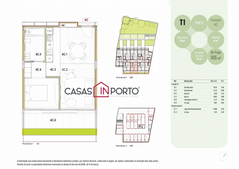 Apartamento T1 para Venda em Ramalde Foto 5