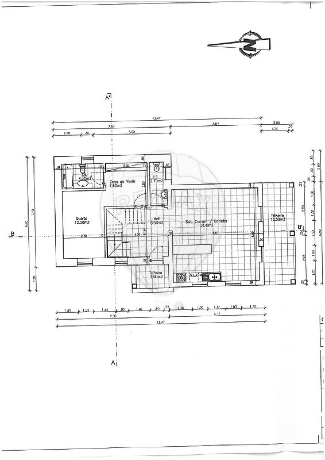 Moradia T3 para Venda em Santa Maria e São Miguel, São Martinho, São Pedro Penaferrim Foto 37