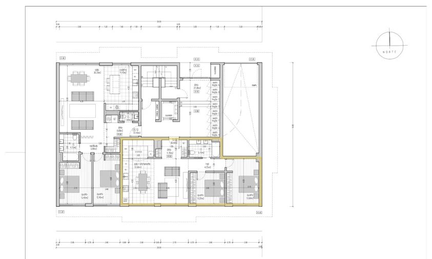 Apartamento T2 para Venda em Pinhal Novo Planta 1