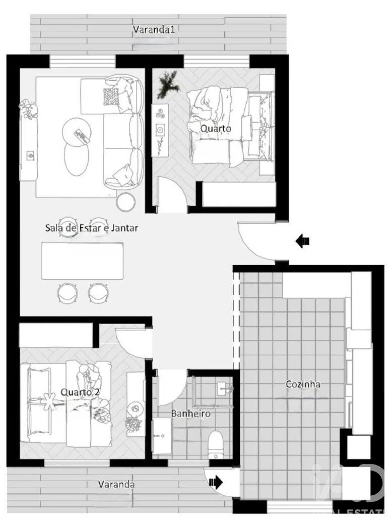 Apartamento T2 para Venda em Seixal, Arrentela e Aldeia de Paio Pires Foto 19