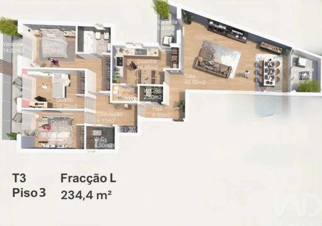 Apartamento T3 para Venda em Cadaval e Pêro Moniz Foto 19