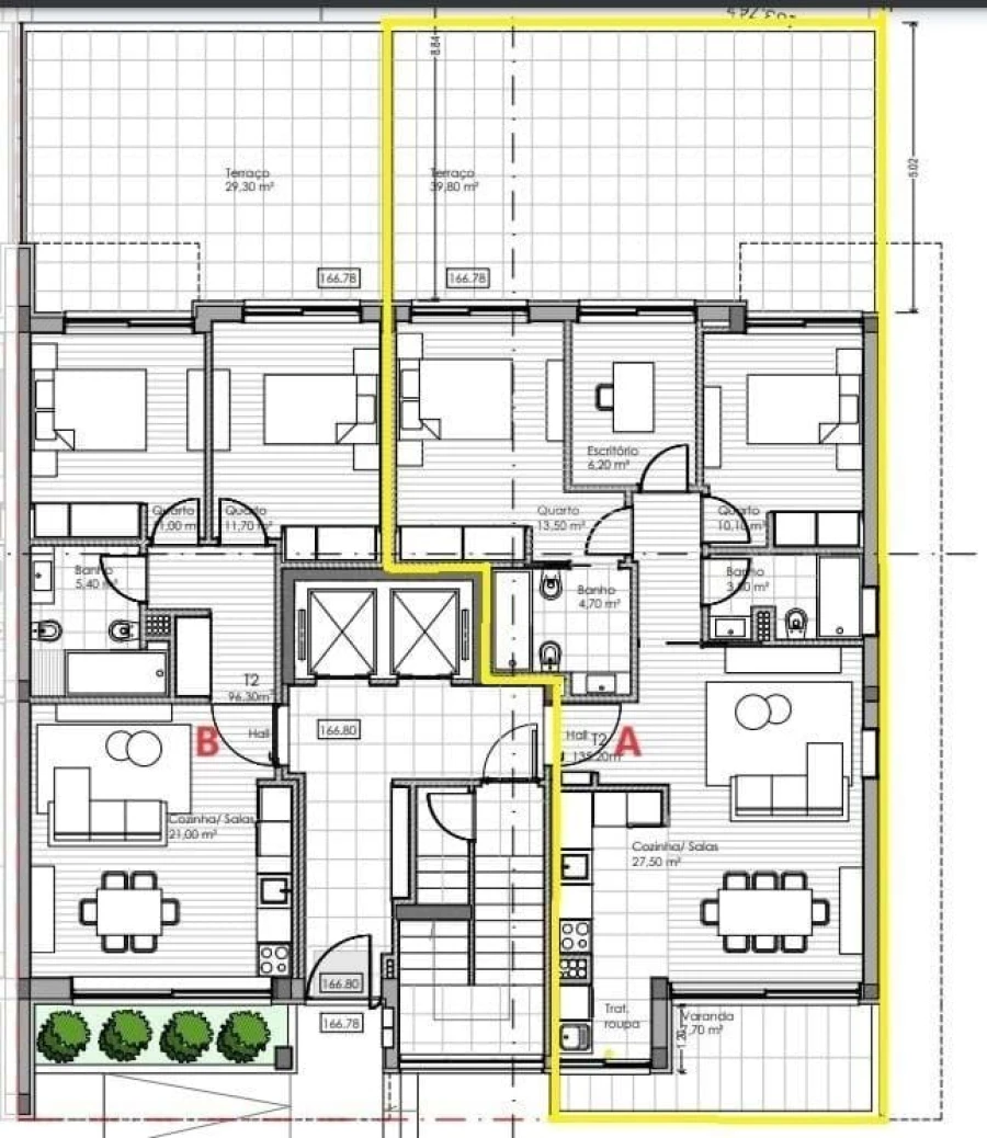 Apartamento T2 para Venda em Fânzeres e São Pedro da Cova Foto 3