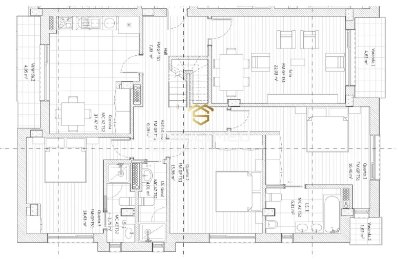 Apartamento T3 para Venda em Covilhã e Canhoso Foto 46