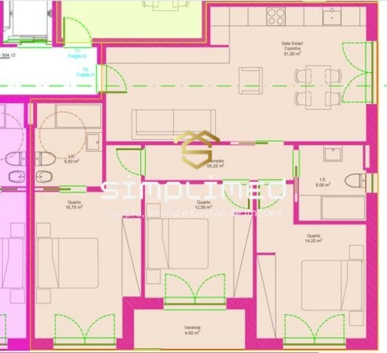 Apartamento T3 para Venda em Covilhã e Canhoso Foto 33