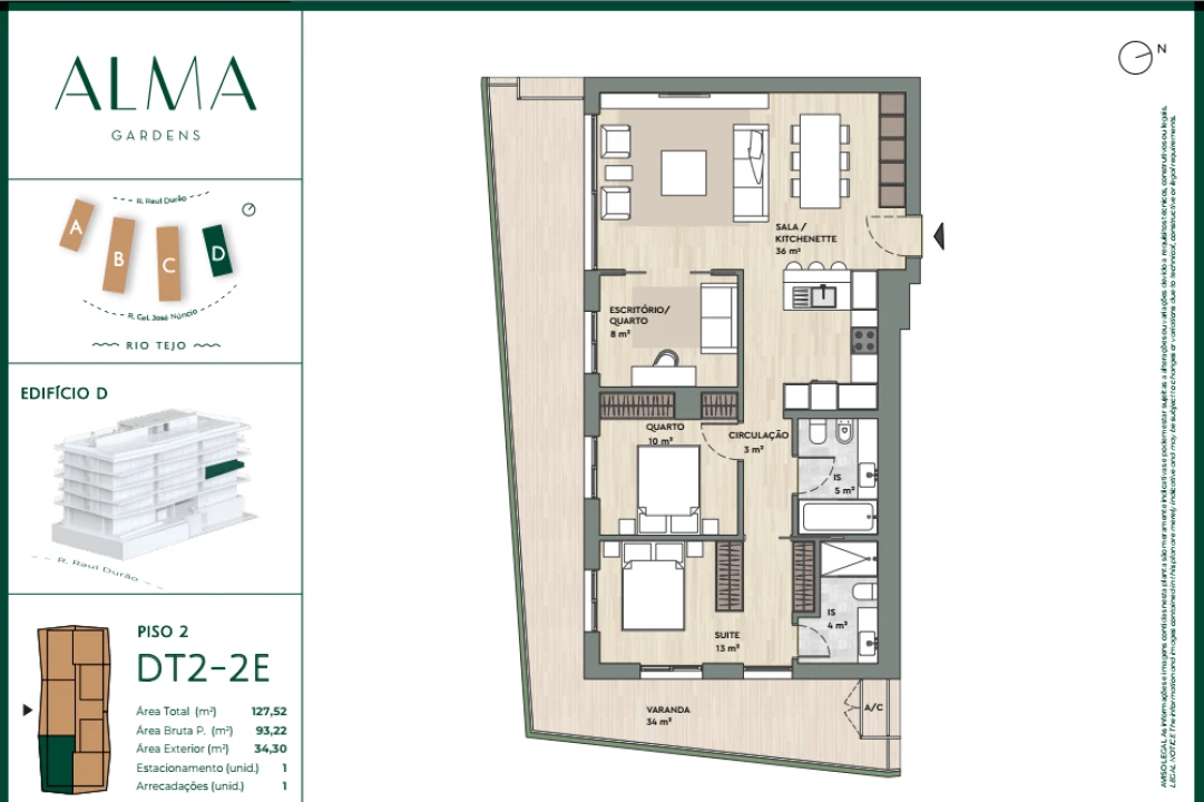 Apartamento T2 para Venda em Algés, Linda-A-Velha e Cruz Quebrada-Dafundo Foto 31
