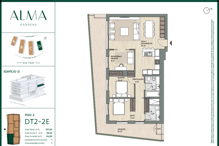 Apartamento T2 para Venda em Algés, Linda-A-Velha e Cruz Quebrada-Dafundo Foto 31