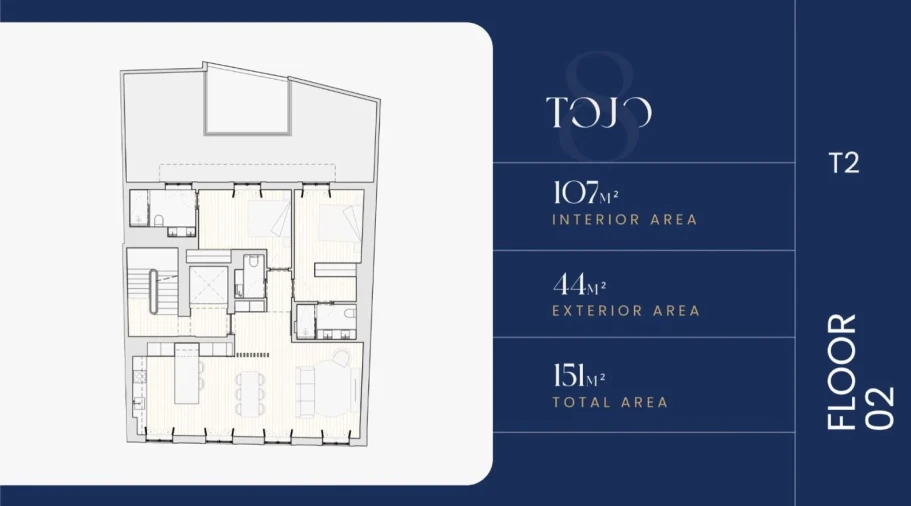 Apartamento T2 para Venda em Misericórdia Foto 14