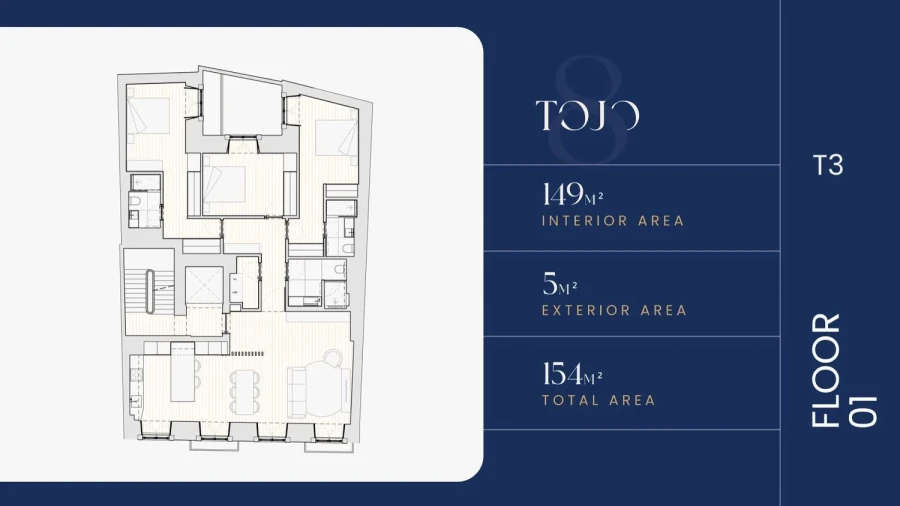 Apartamento T3 para Venda em Misericórdia Foto 15