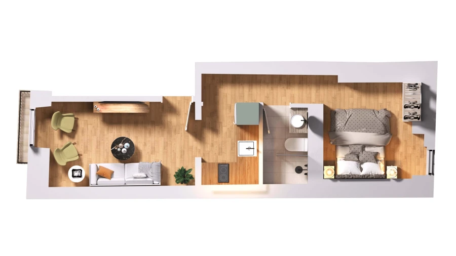 Apartamento T1 para Venda em Misericórdia Foto 13