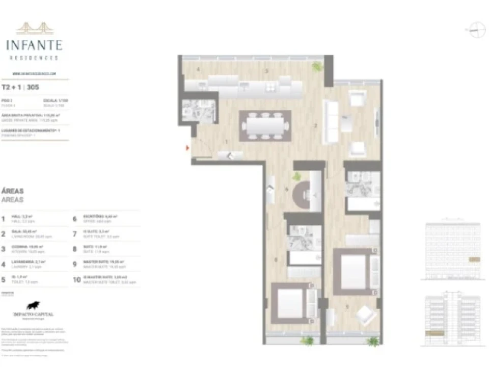 Apartamento T2 para Venda em Estrela Foto 15