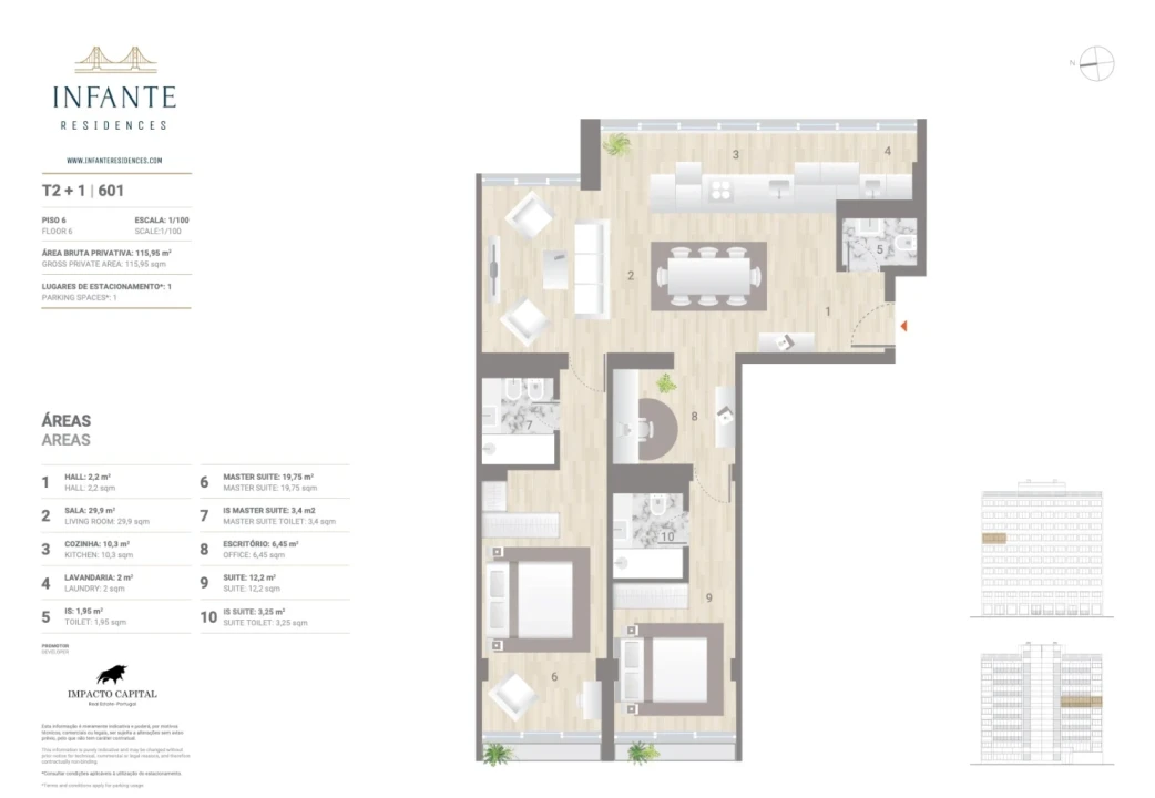 Apartamento T2 para Venda em Estrela Foto 16
