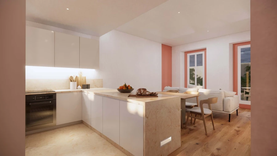 Apartamento T2 para Venda em Ajuda Foto 1