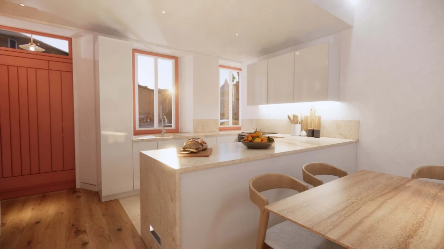 Apartamento T2 para Venda em Ajuda Foto 2