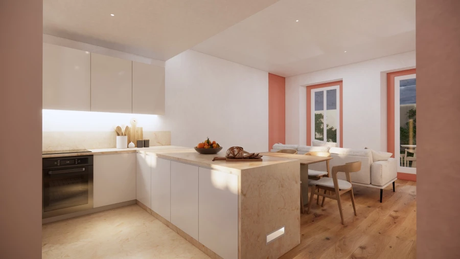 Apartamento T2 para Venda em Ajuda Foto 6