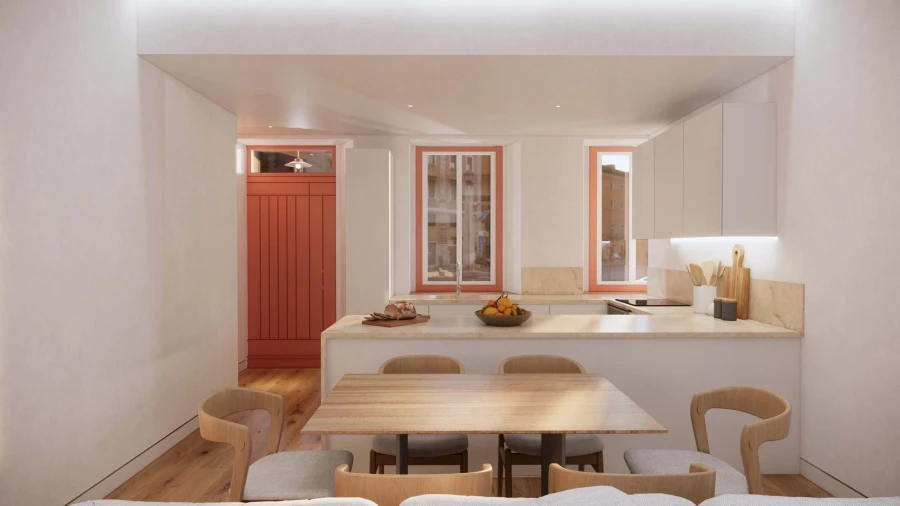 Apartamento T2 para Venda em Ajuda Foto 4