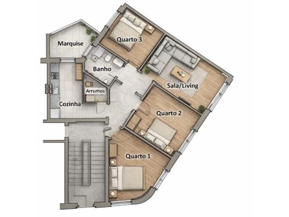 Apartamento T3 para Venda em Algés, Linda-A-Velha e Cruz Quebrada-Dafundo Foto 21