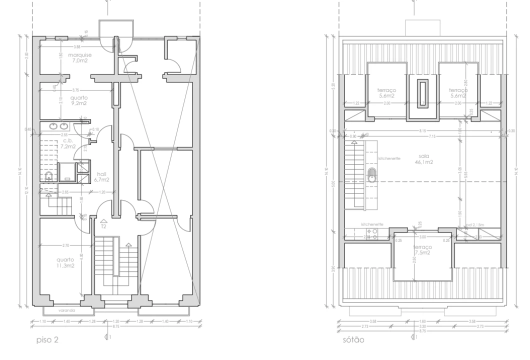 Apartamento T2 para Venda em São Vicente Foto 50