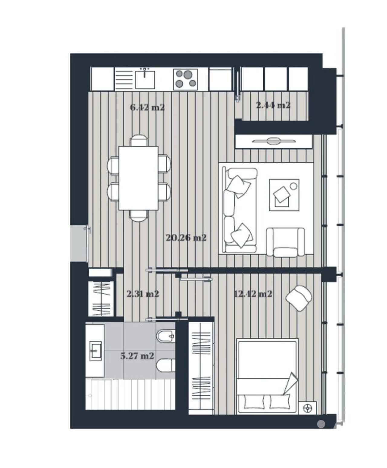 Apartamento T1 para Arrendamento em Marvila Foto 25