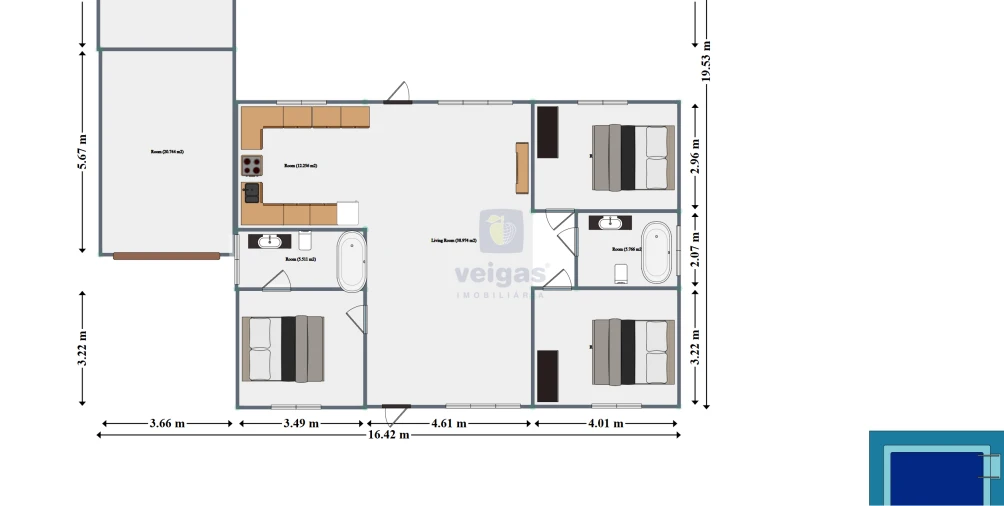Moradia T3 para Venda em Salvaterra de Magos e Foros de Salvaterra Foto 57