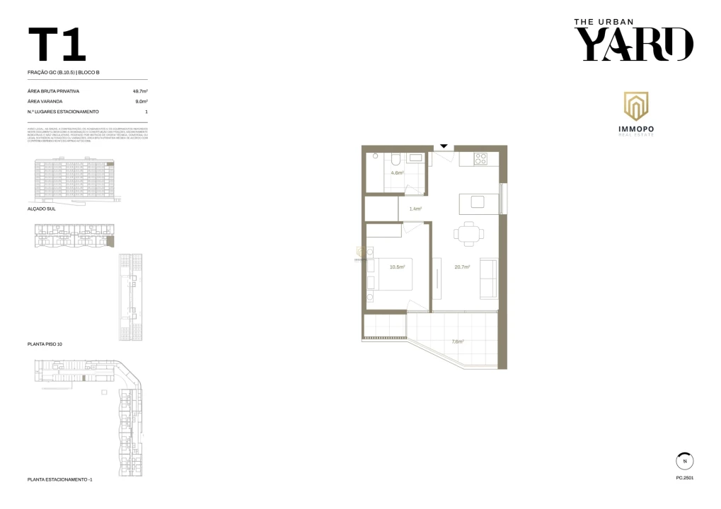 Apartamento T1 para Venda em Santa Marinha e São Pedro da Afurada Foto 11