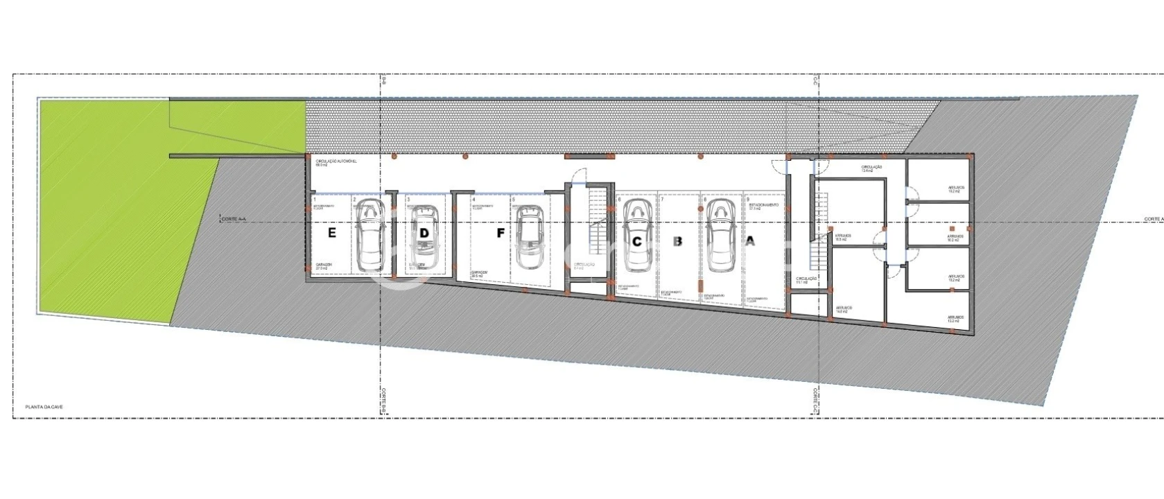Apartamento T2 para Venda em Galegos (Santa Maria) Planta 3