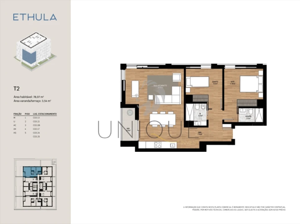Apartamento T2 para Venda em Glória e Vera Cruz Foto 12