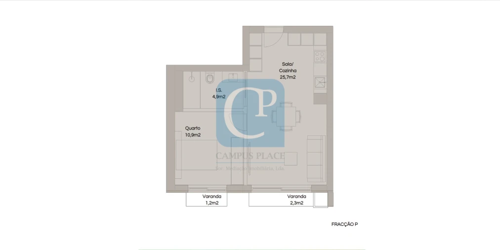 Apartamento T1 para Venda em Ramalde Foto 7