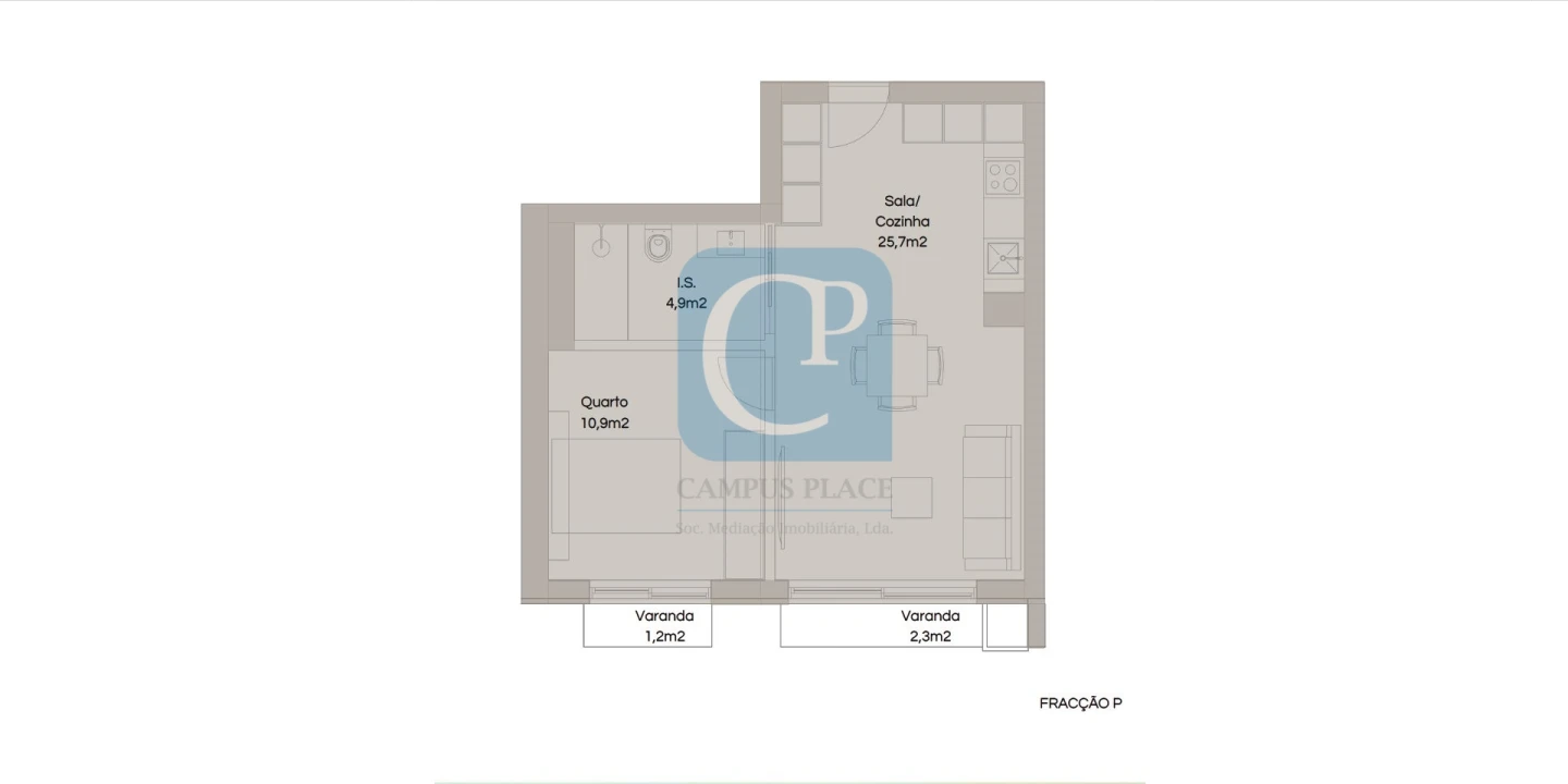 Apartamento T1 para Venda em Ramalde Foto 7