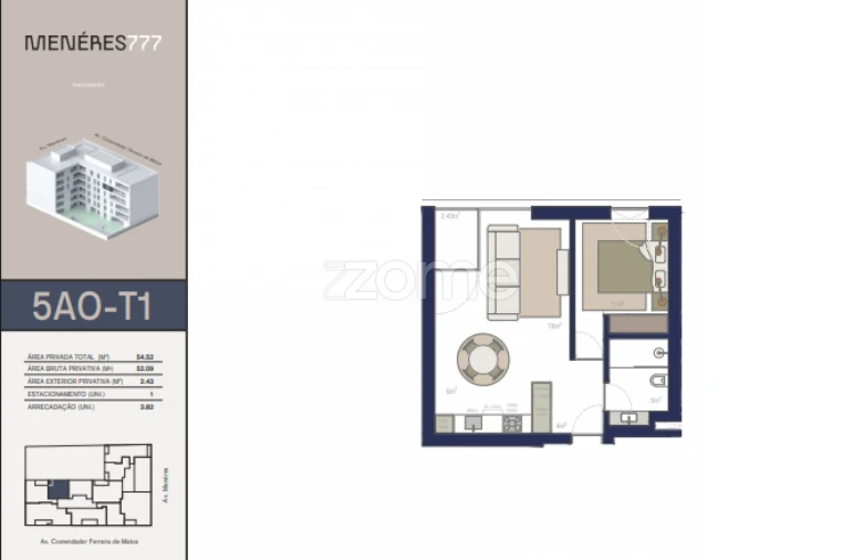 Apartamento T1 para Venda em Matosinhos e Leça da Palmeira Foto 12