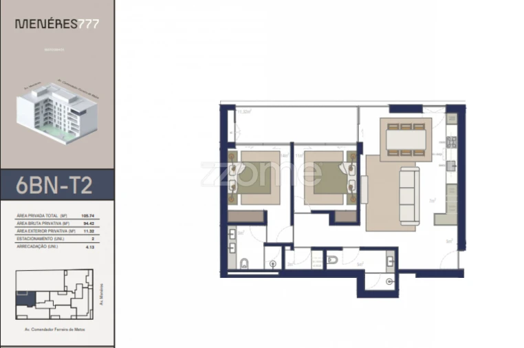 Apartamento T2 para Venda em Matosinhos e Leça da Palmeira Foto 10
