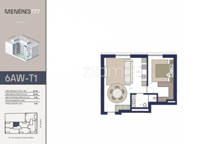 Apartamento T1 para Venda em Matosinhos e Leça da Palmeira Foto 9