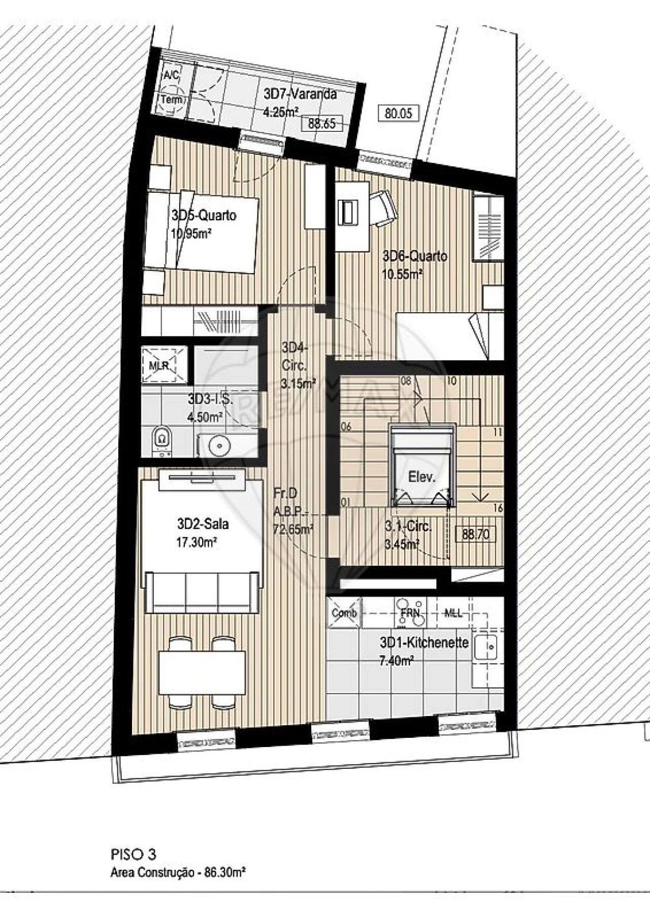 Apartamento T2 para Venda em Estrela Foto 18