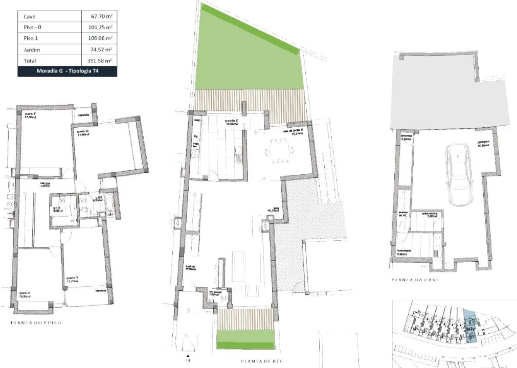 Moradia T4 para Venda em Cidade da Maia Planta 6