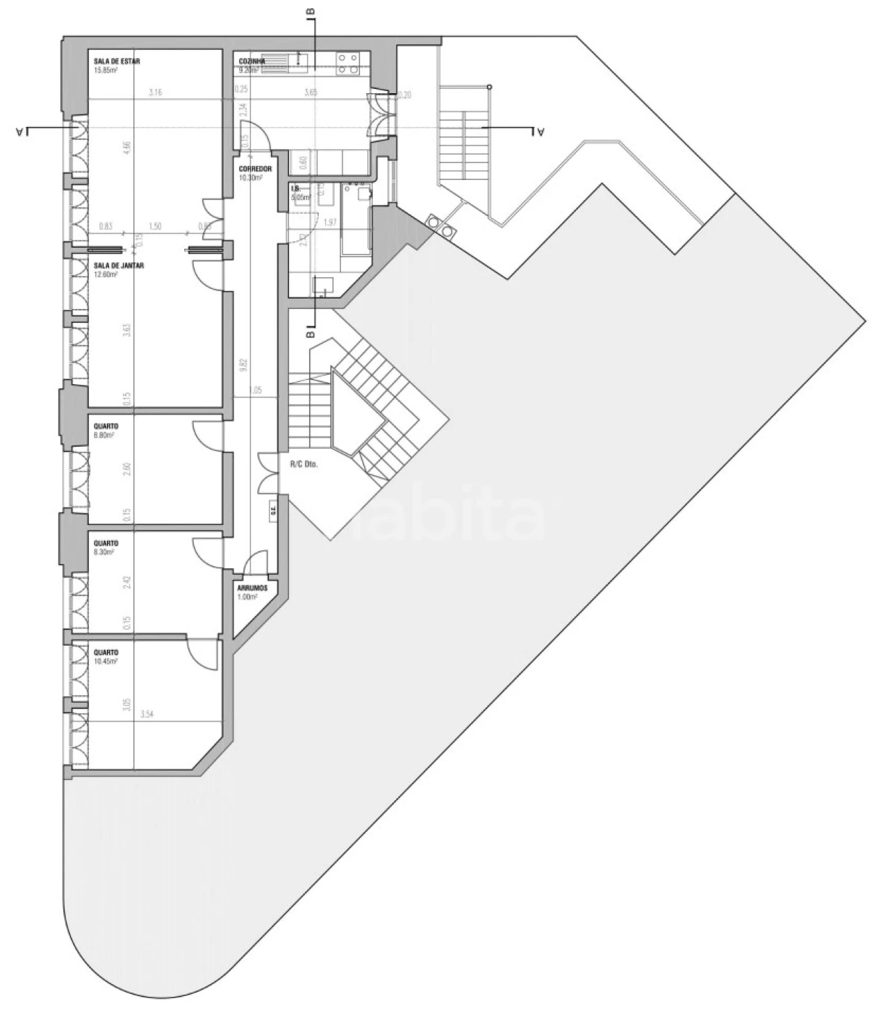 Apartamento T3 para Arrendamento em Arroios Foto 29