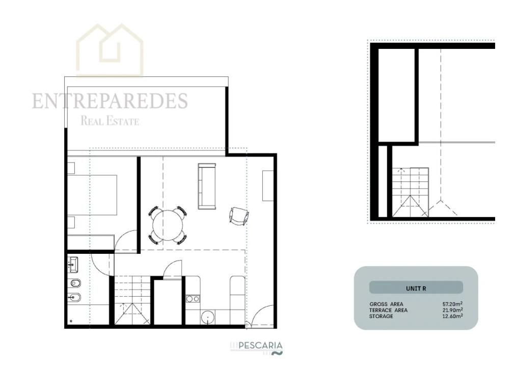 Apartamento T1 para Venda em Santa Marinha e São Pedro da Afurada Foto 20