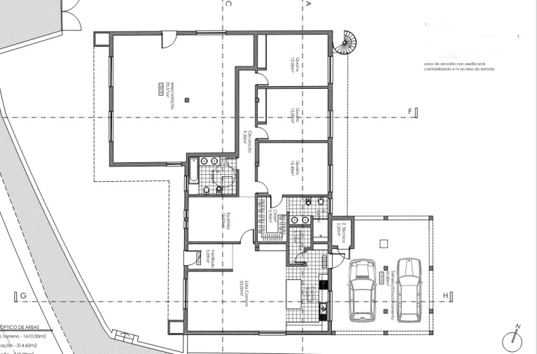Moradia T5 para Venda em Santa Barbara de Nexe Planta 1