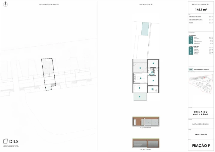 Apartamento T1 para Venda em São Francisco da Serra Planta 1