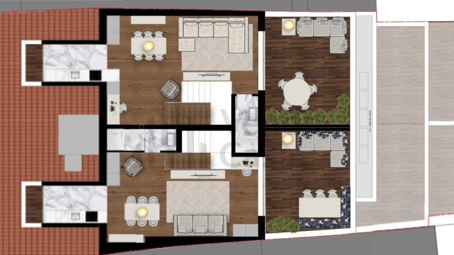 Apartamento T2 para Arrendamento em São Vitor (Braga) Foto 11